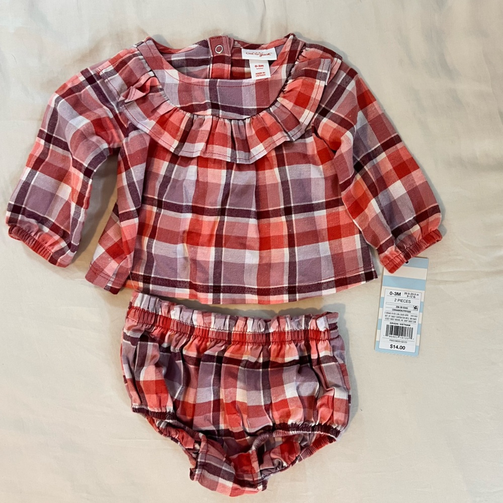 Soft cotton bloomer set